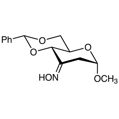 Methyl 4,6-O-Benzylidene-2-deoxy-alpha-D-erythro-hexopyranosid-3-ulose Oxime&gt;98.0%(HPLC)(T)1g