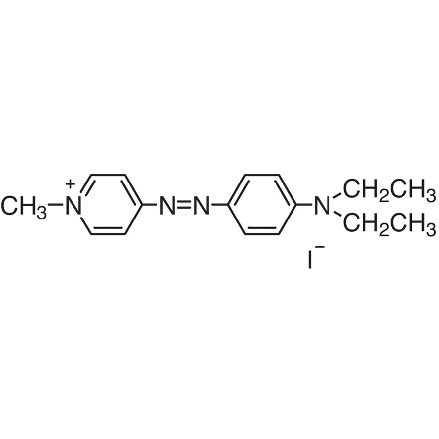 MDEPAP [=1-Methyl-4-(4-diethylaminophenylazo)pyridinium Iodide] [Extraction-spectrophotometric reagent for anionic surfactants]&gt;95.0%(HPLC)(N)1g