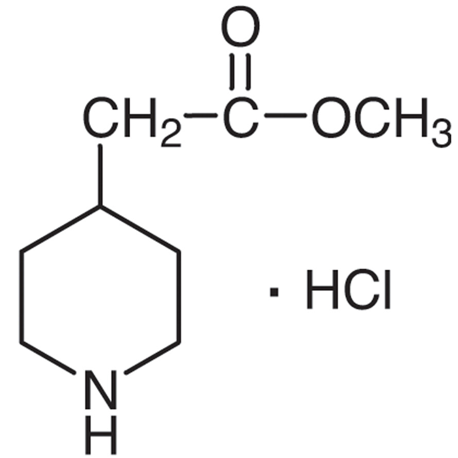 Methyl (4-Piperidyl)acetate Hydrochloride&gt;98.0%(T)1g