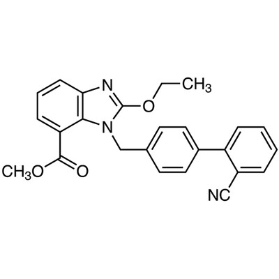 Methyl 1-[(2&#39;-Cyano-[1,1&#39;-biphenyl]-4-yl)methyl]-2-ethoxy-1H-benzo[d]imidazole-7-carboxylate&gt;98.0%(HPLC)(N)100g