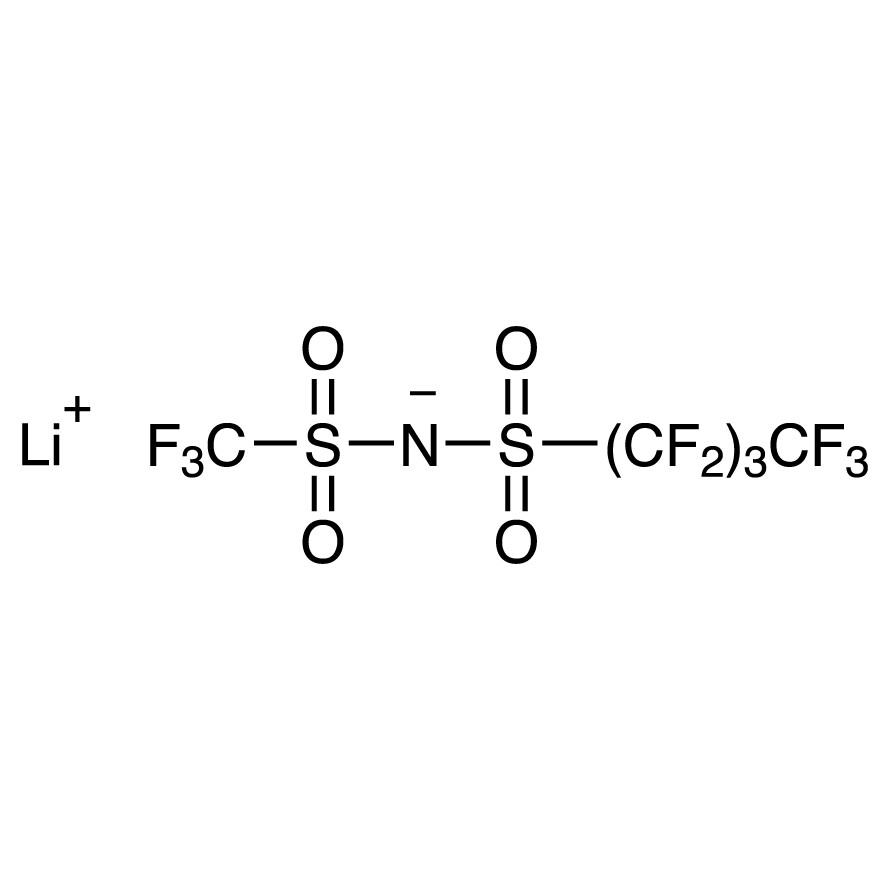 Lithium [(Nonafluorobutyl)sulfonyl][(trifluoromethyl)sulfonyl]azanide&gt;98.0%(T)1g
