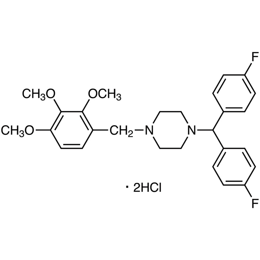 Lomerizine Dihydrochloride>98.0%(HPLC)(T)200mg