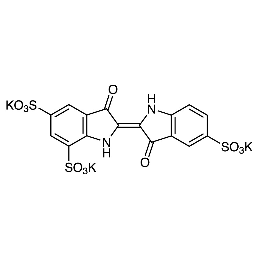 Indigotrisulfonic Acid Potassium Salt>55.0%(HPLC)1g