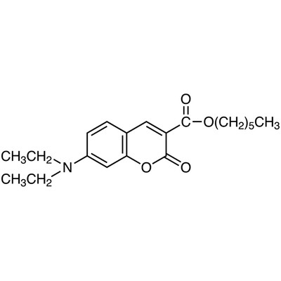 Hexyl 7-(Diethylamino)coumarin-3-carboxylate&gt;98.0%(HPLC)(T)5g
