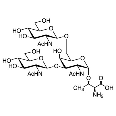 GlcNAc beta(1-3)[GlcNAc beta(1-6)]GalNAc-alpha-Thr&gt;94.0%(HPLC)2mg