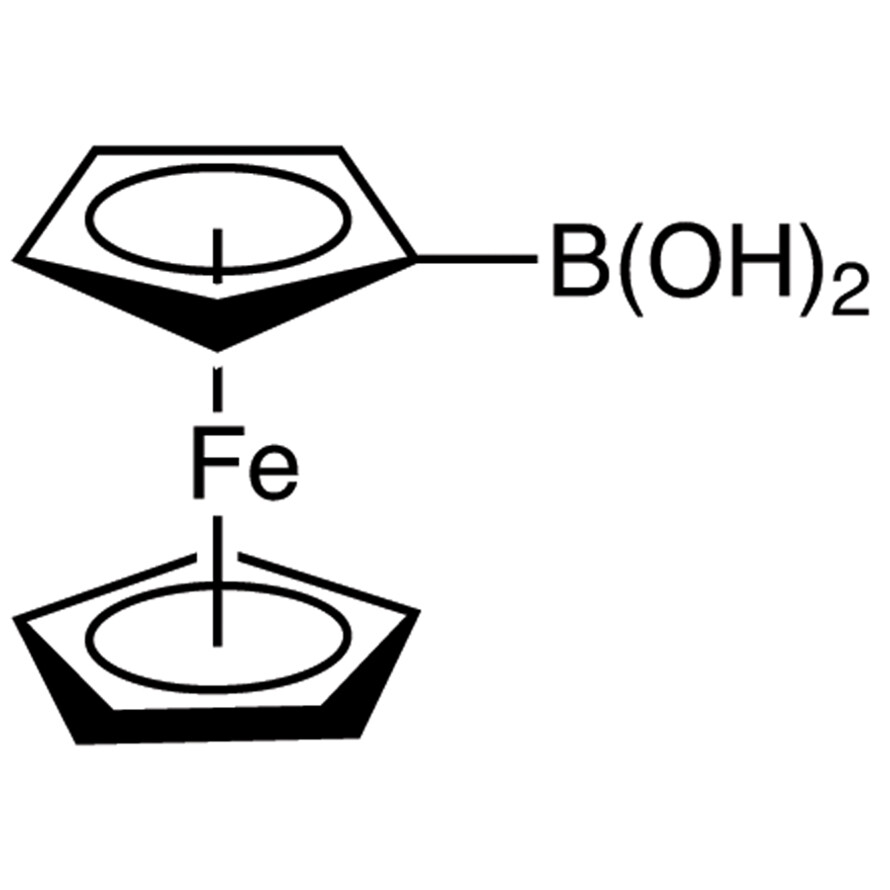 Ferroceneboronic Acid (contains varying amounts of Anhydride) [Cyclic boronating reagent for GC/MS]&gt;98.0%(HPLC)100mg