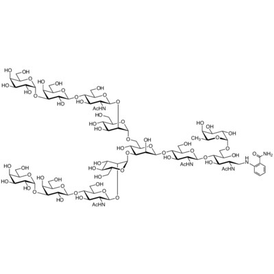 Gal alpha(1-3) core 6-Fucosylated N-Glycan 2AB (500pmol/vial)&gt;98.0%(HPLC)1vial