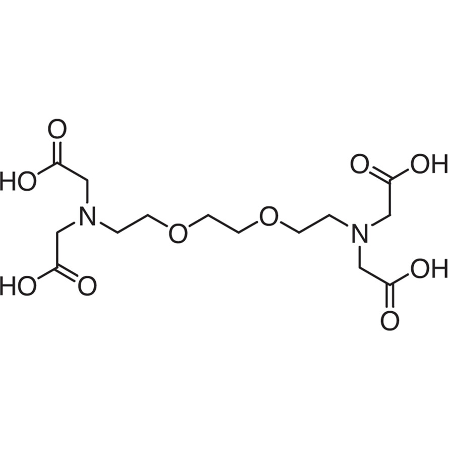Ethylene Glycol Bis(2-aminoethyl Ether)-N,N,N',N'-tetraacetic Acid [for Biochemical Research]>95.0%(T)25g