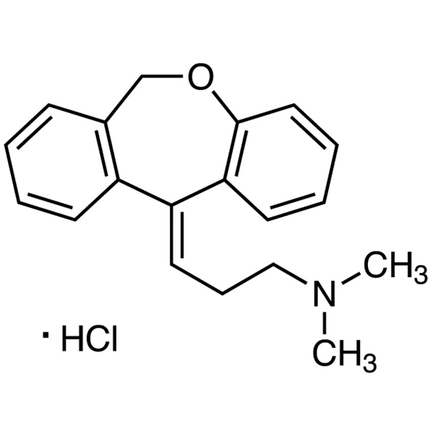Doxepin Hydrochloride (mixture of isomers)>98.0%(HPLC)(T)5g