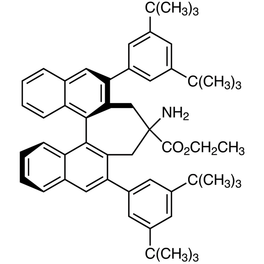 Ethyl (11bR)-4-Amino-2,6-bis(3,5-di-tert-butylphenyl)-4,5-dihydro-3H-cyclohepta[1,2-a:7,6-a']dinaphthalene-4-carboxylate>97.0%(HPLC)50mg
