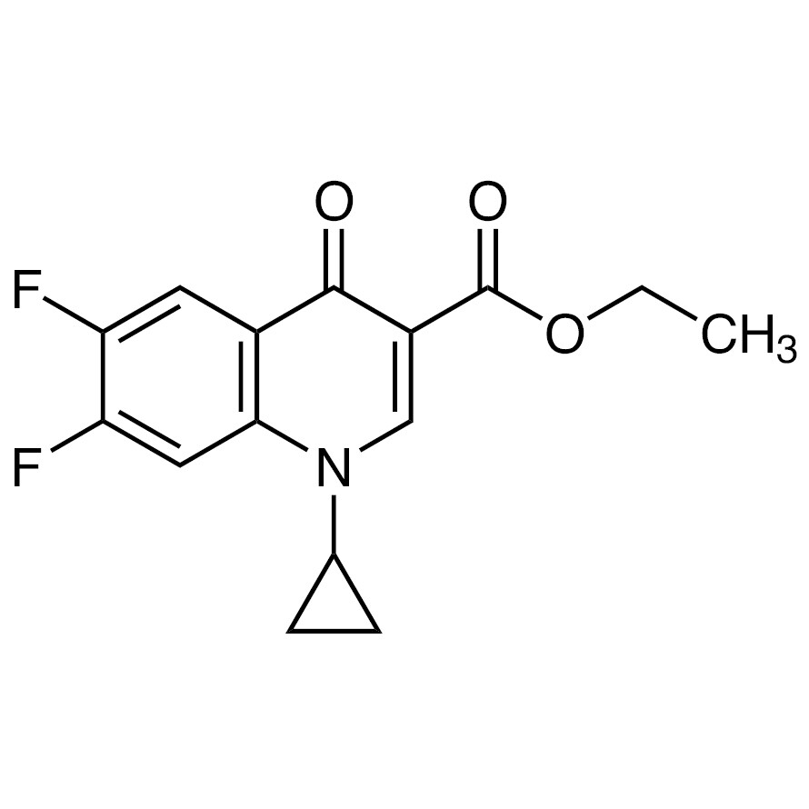 Ethyl 1-Cyclopropyl-6,7-difluoro-4-oxo-1,4-dihydroquinoline-3-carboxylate>98.0%(GC)1g