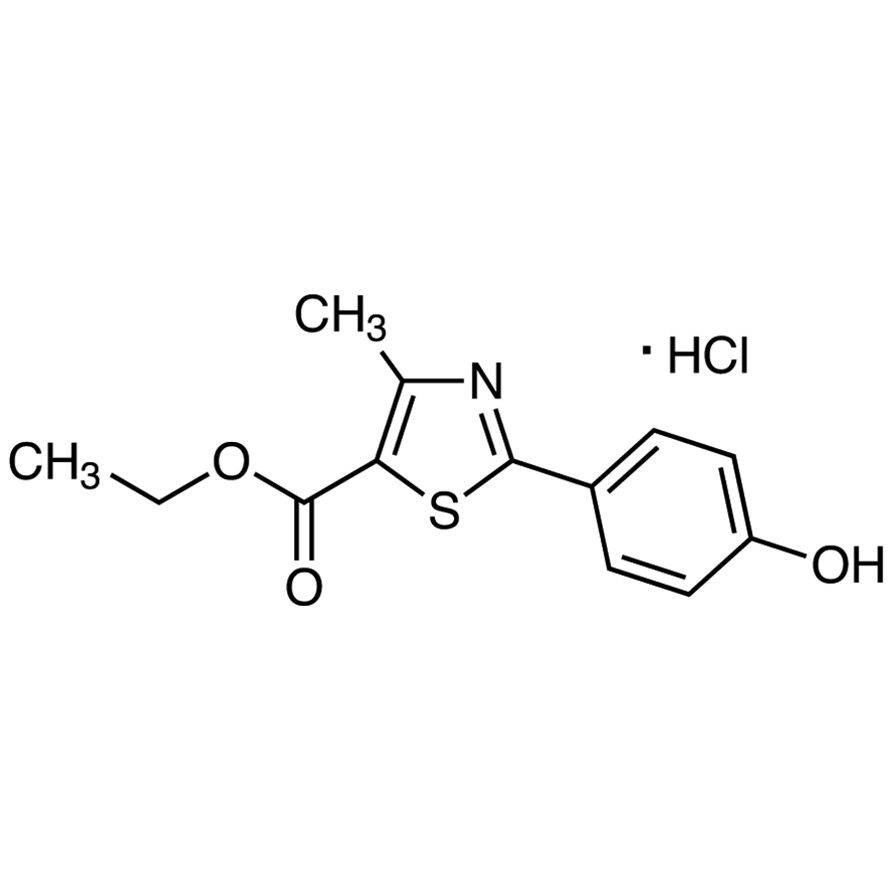Ethyl 2-(4-Hydroxyphenyl)-4-methylthiazole-5-carboxylate Hydrochloride&gt;98.0%(HPLC)(N)5g