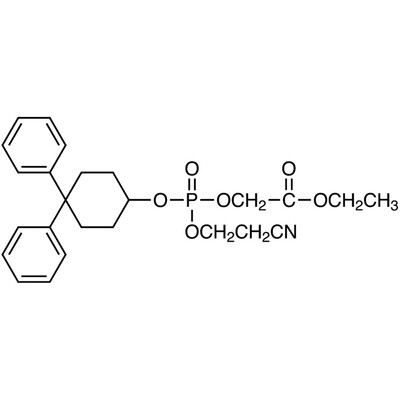 Ethyl 2-[(2-Cyanoethoxy)(4,4-diphenylcyclohexyloxy)phosphoryloxy]acetate&gt;98.0%(HPLC)500mg