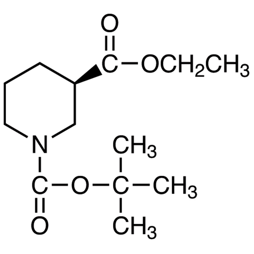 Ethyl (R)-1-(tert-Butoxycarbonyl)-3-piperidinecarboxylate>98.0%(GC)5g