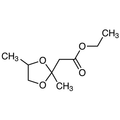 Ethyl 2-(2,4-Dimethyl-1,3-dioxolan-2-yl)acetate (mixture of diastereoisomers)&gt;98.0%(GC)100g
