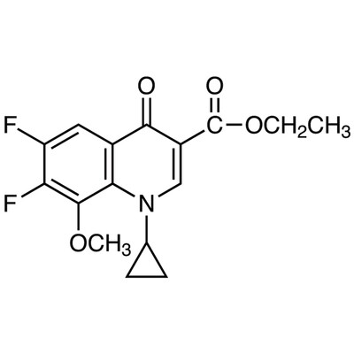 Ethyl 1-Cyclopropyl-6,7-difluoro-1,4-dihydro-8-methoxy-4-oxo-3-quinolinecarboxylate&gt;98.0%(GC)5g