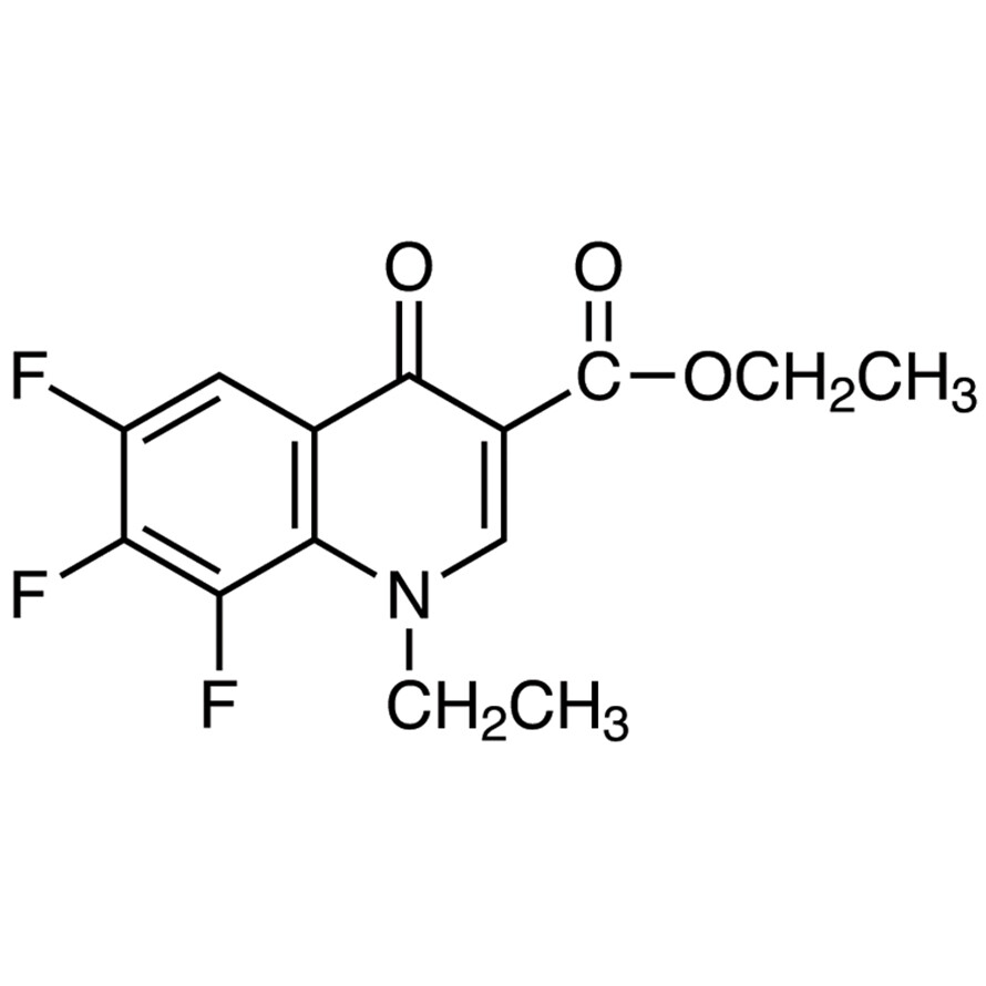 Ethyl 1-Ethyl-6,7,8-trifluoro-1,4-dihydro-4-oxo-3-quinolinecarboxylate&gt;98.0%(GC)5g