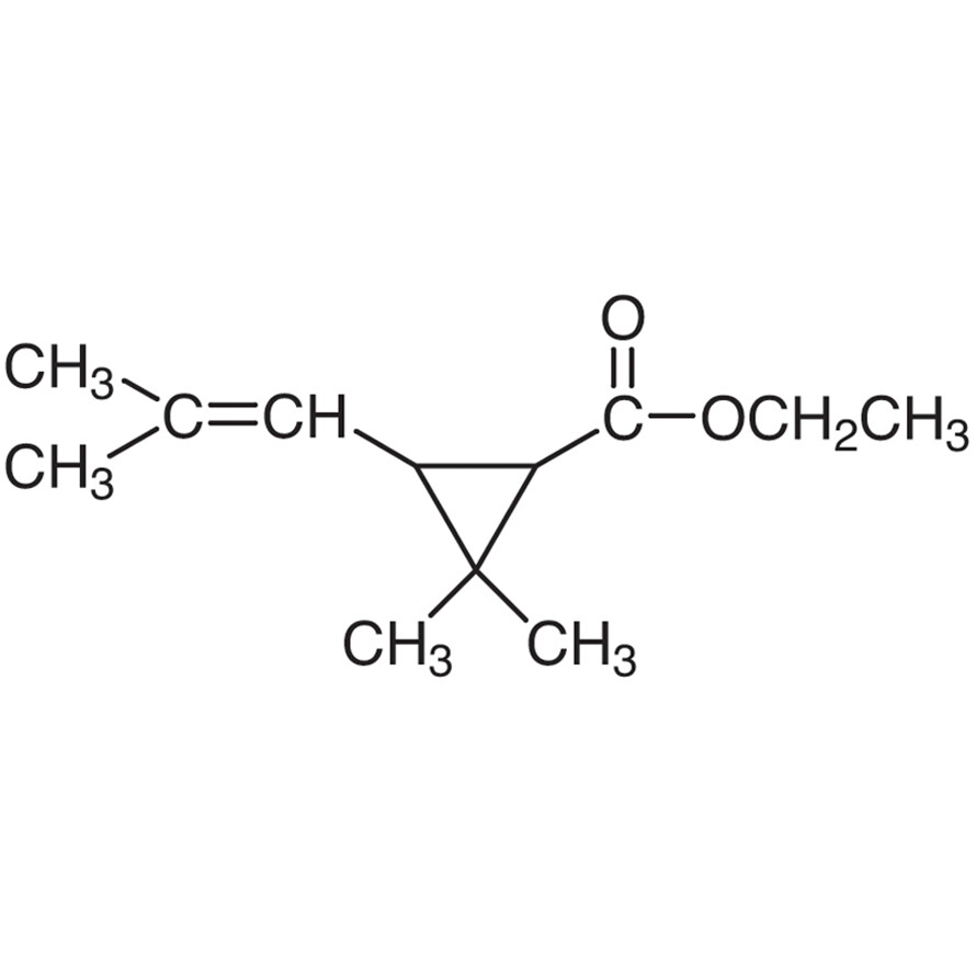 Ethyl 2,2-Dimethyl-3-(2-methyl-1-propenyl)cyclopropane-1-carboxylate>95.0%(GC)25g