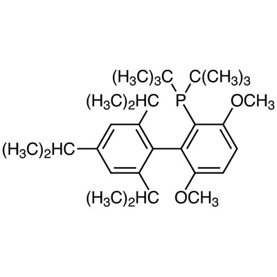 Di-tert-butyl(2&#39;,4&#39;,6&#39;-triisopropyl-3,6-dimethoxy-[1,1&#39;-biphenyl]-2-yl)phosphine&gt;98.0%(T)(qNMR)250mg