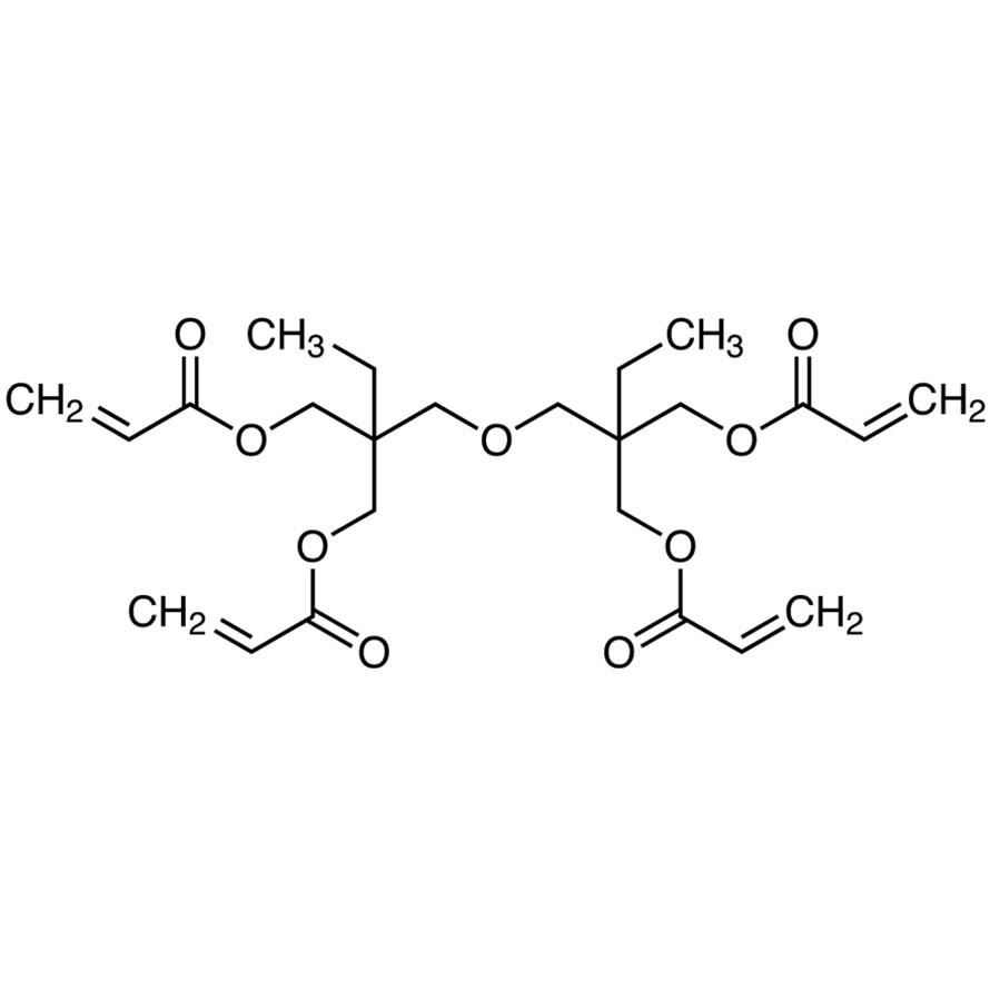 Ditrimethylolpropane Tetraacrylate (stabilized with MEHQ)&gt;75.0%(GC)500g
