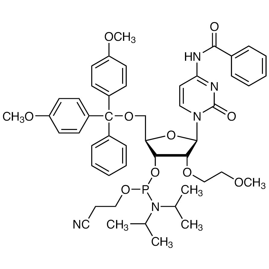 DMT-2'-O-MOE-rC(Bz) Phosphoramidite>95.0%(qNMR)250mg
