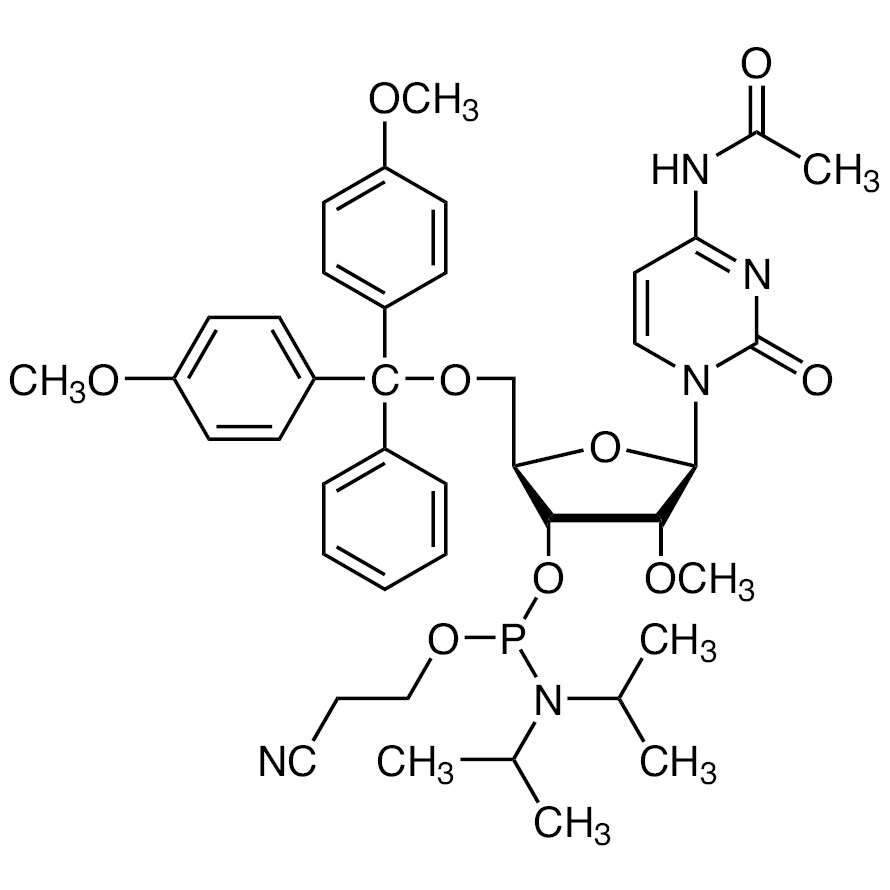 DMT-2'-O-methyl-rC(Ac) Phosphoramidite>95.0%(qNMR)250mg