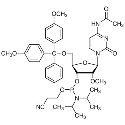 DMT-2&#39;-O-methyl-rC(Ac) Phosphoramidite&gt;95.0%(qNMR)250mg