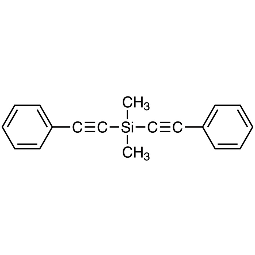 Dimethylbis(phenylethynyl)silane&gt;98.0%(GC)5g