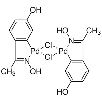 Di-mu-chlorobis[5-hydroxy-2-[1-(hydroxyimino)ethyl]phenyl]palladium(II) Dimer&gt;95.0%(T)1g