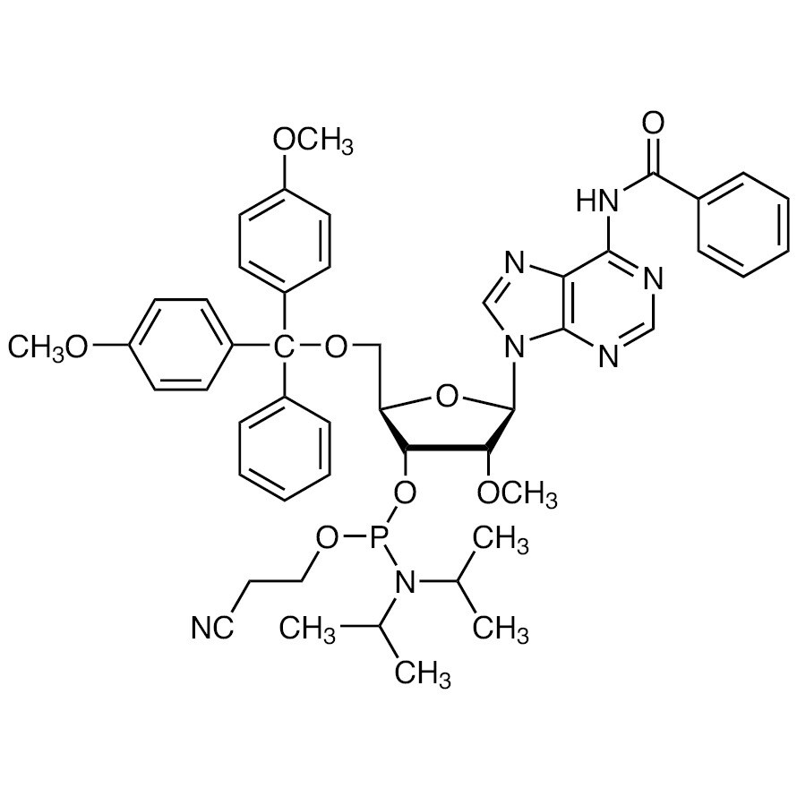 DMT-2&#39;-O-methyl-rA(Bz) Phosphoramidite&gt;98.0%(HPLC)250mg