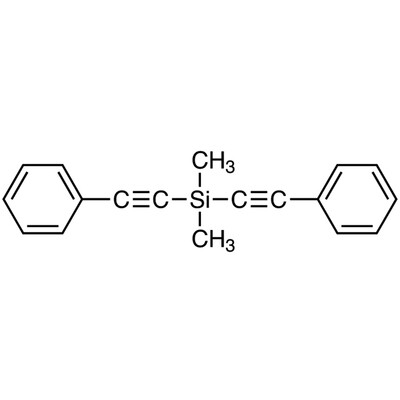 Dimethylbis(phenylethynyl)silane&gt;98.0%(GC)1g