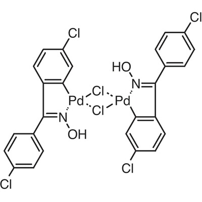 Di-mu-chlorobis[5-chloro-2-[(4-chlorophenyl)(hydroxyimino)methyl]phenyl]palladium(II) Dimer&gt;95.0%(T)1g