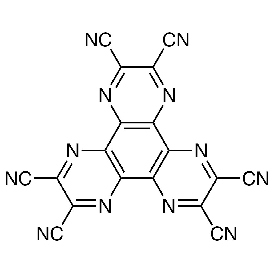 Dipyrazino[2,3-f:2&#39;,3&#39;-h]quinoxaline-2,3,6,7,10,11-hexacarbonitrile&gt;95.0%(HPLC)(T)1g