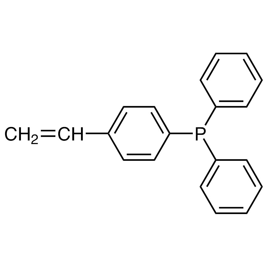 Diphenyl(4-vinylphenyl)phosphine (stabilized with BHT)>98.0%(GC)25g