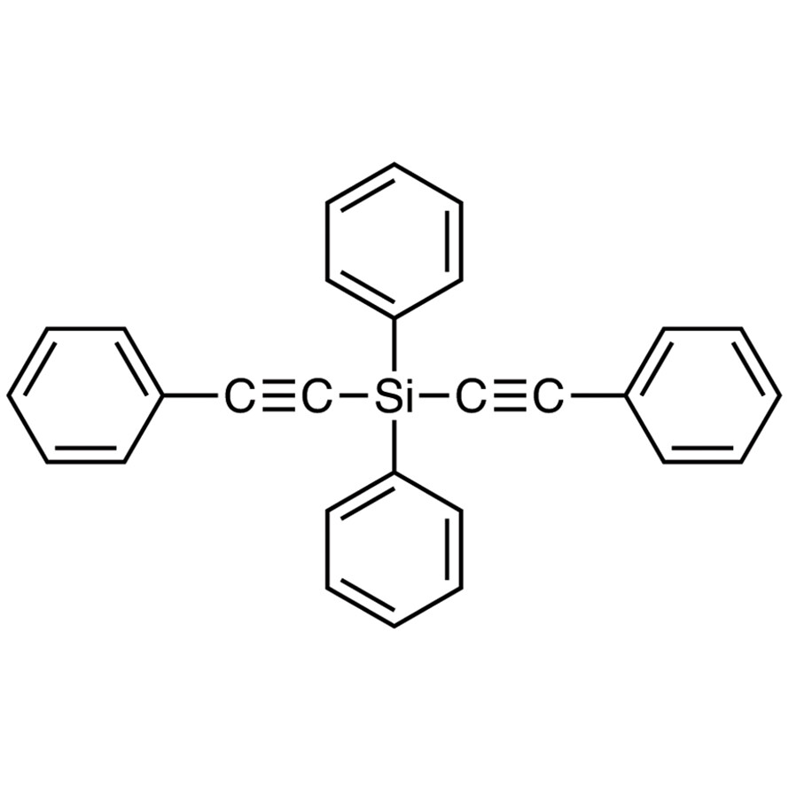 Diphenylbis(phenylethynyl)silane&gt;98.0%(GC)1g