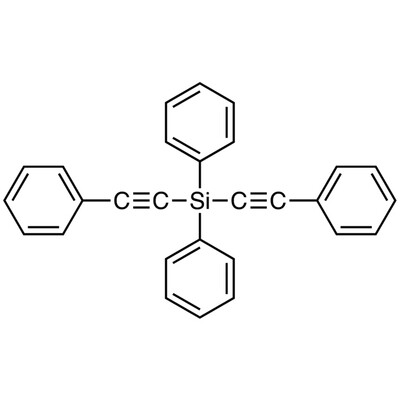 Diphenylbis(phenylethynyl)silane&gt;98.0%(GC)1g