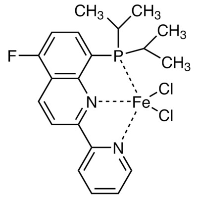 Dichloro[8-(diisopropylphosphino)-5-fluoro-2-(2-pyridinyl)quinoline]iron(II)&gt;98.0%(T)100mg