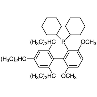 Dicyclohexyl(2&#39;,4&#39;,6&#39;-triisopropyl-3,6-dimethoxy-[1,1&#39;-biphenyl]-2-yl)phosphine&gt;98.0%(GC)250mg