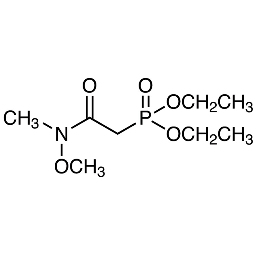 Diethyl (N-Methoxy-N-methylcarbamoylmethyl)phosphonate>97.0%(GC)1g