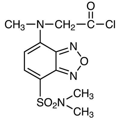 DBD-COCl [=4-(N,N-Dimethylaminosulfonyl)-7-(N-chloroformylmethyl-N-methylamino)-2,1,3-benzoxadiazole] [for HPLC Labeling]&gt;93.0%(T)100mg