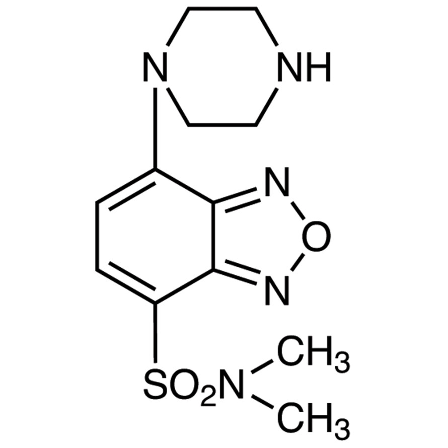 DBD-PZ [=4-(N,N-Dimethylaminosulfonyl)-7-piperazino-2,1,3-benzoxadiazole] [for HPLC Labeling]&gt;98.0%(HPLC)100mg