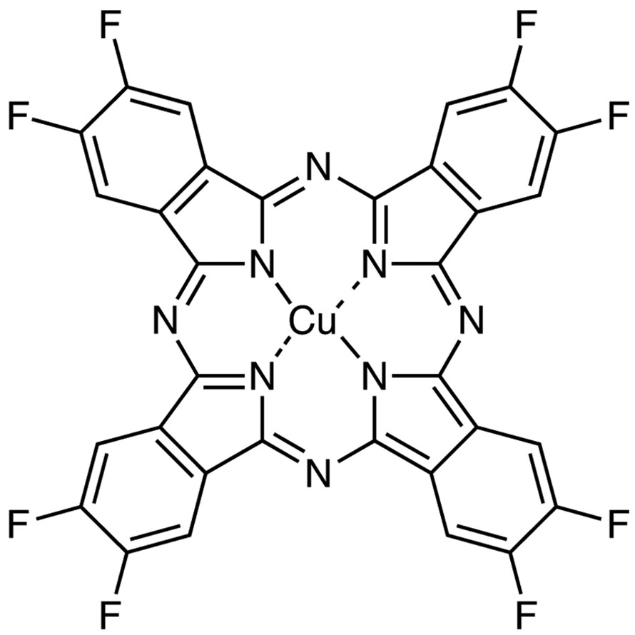 Copper(II) 2,3,9,10,16,17,23,24-Octafluorophthalocyanine (purified by sublimation)&gt;98.0%(N)(T)100mg