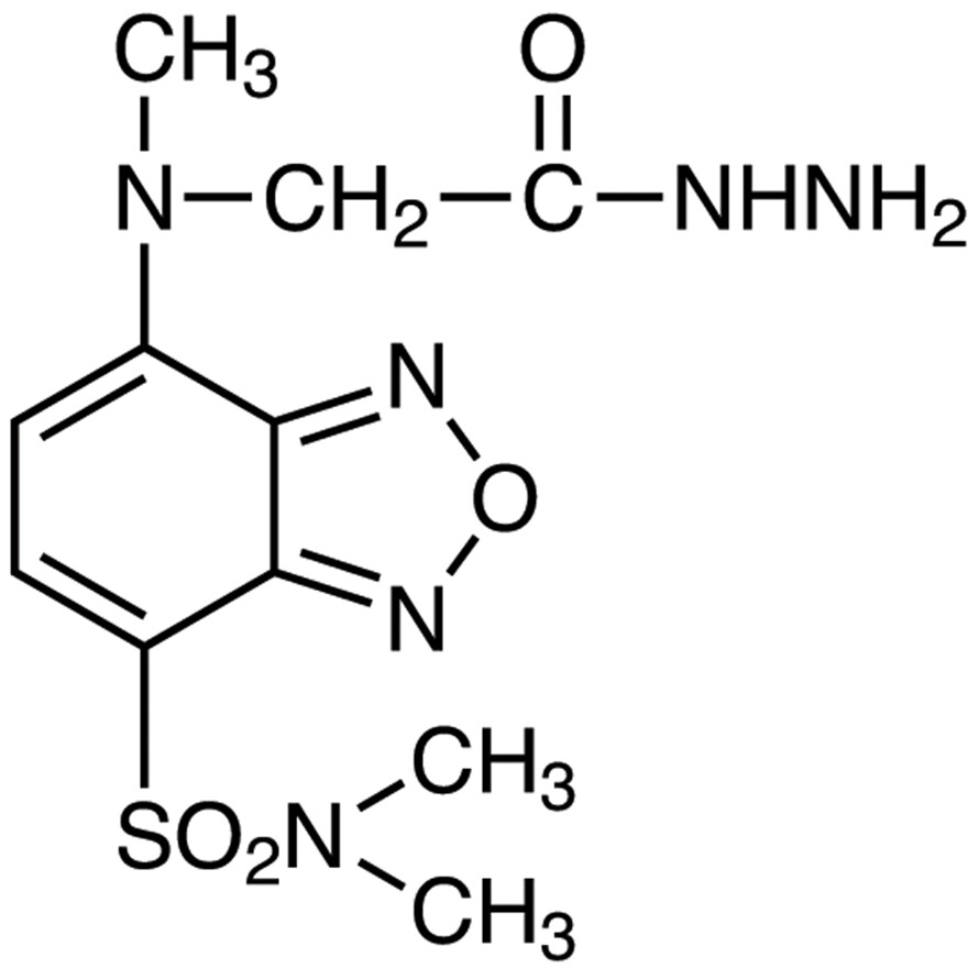 DBD-CO-Hz [=4-(N,N-Dimethylaminosulfonyl)-7-(N-hydrazinocarbonylmethyl-N-methyl)amino-2,1,3-benzoxadiazole] [for HPLC Labeling]&gt;98.0%(HPLC)100mg