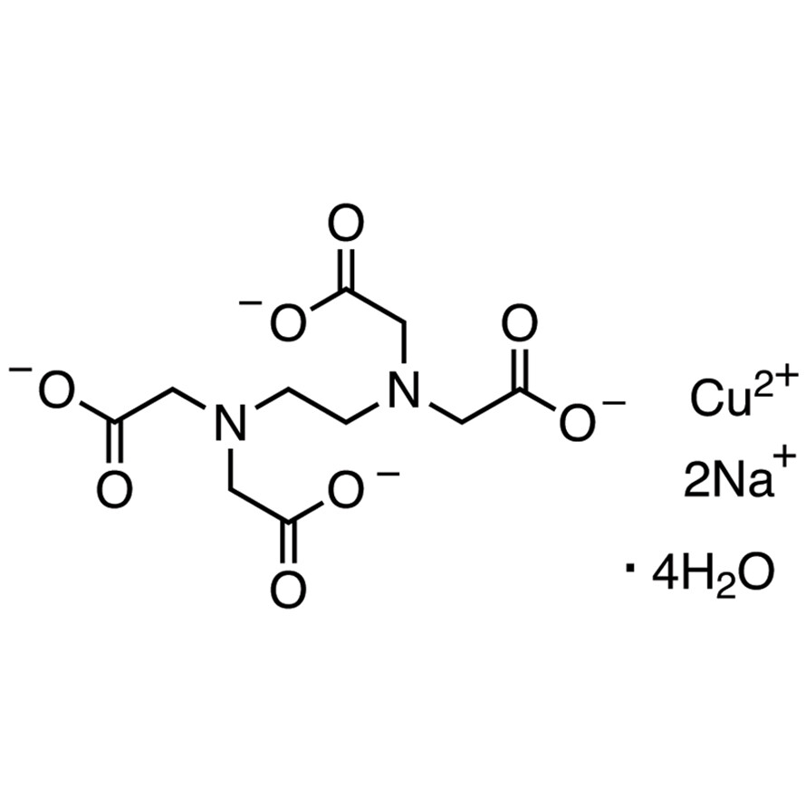 Copper(II) Disodium Ethylenediaminetetraacetate Tetrahydrate&gt;98.0%(T)25g
