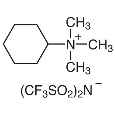 Cyclohexyltrimethylammonium Bis(trifluoromethanesulfonyl)imide&gt;98.0%(N)5g