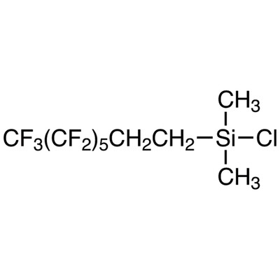 Chlorodimethyl(3,3,4,4,5,5,6,6,7,7,8,8,8-tridecafluoro-n-octyl)silane&gt;94.0%(GC)1g