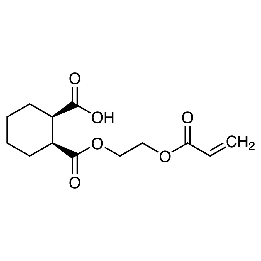 cis-2-[[2-(Acryloyloxy)ethoxy]carbonyl]cyclohexane-1-carboxylic Acid (stabilized with MEHQ)&gt;85.0%(GC)(T)500g