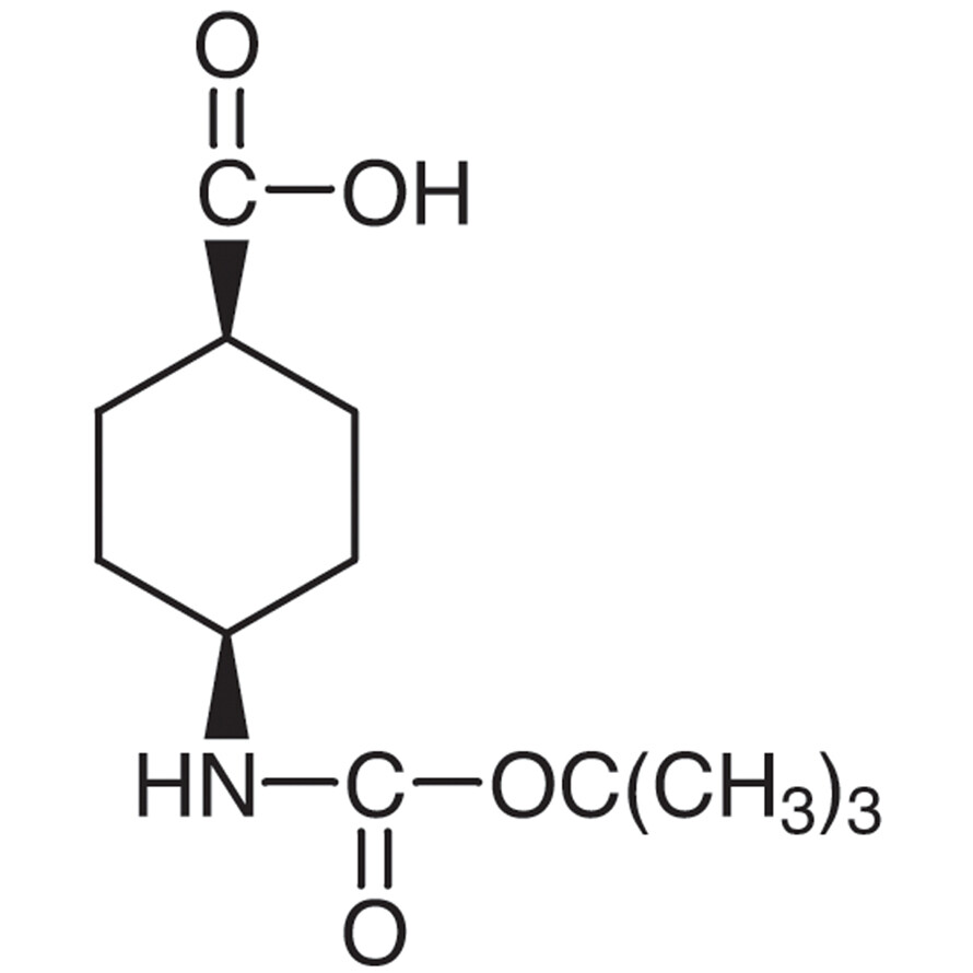 cis-4-(tert-Butoxycarbonylamino)cyclohexanecarboxylic Acid&gt;98.0%(GC)(T)5g