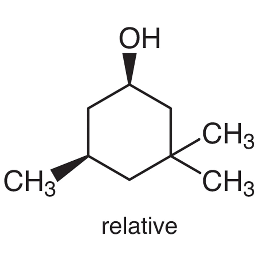 cis-3,3,5-Trimethylcyclohexanol (contains ca. 20% trans- isomer)&gt;80.0%(GC)400g