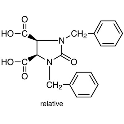 cis-1,3-Dibenzyl-2-oxo-4,5-imidazolidinedicarboxylic Acid&gt;98.0%(T)25g